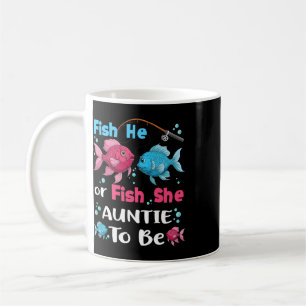 Caneca De Café Peixe Ele Ou Peixe Ela Revelação De Gênero Família