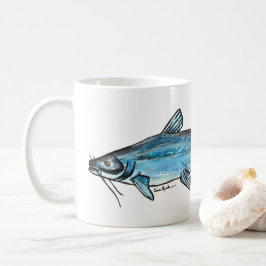 Caneca De Café Peixe-gato azul