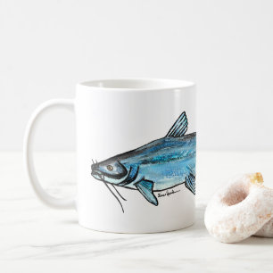 Caneca De Café Peixe-gato azul