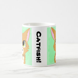 Caneca De Café Peixe-gato o gato