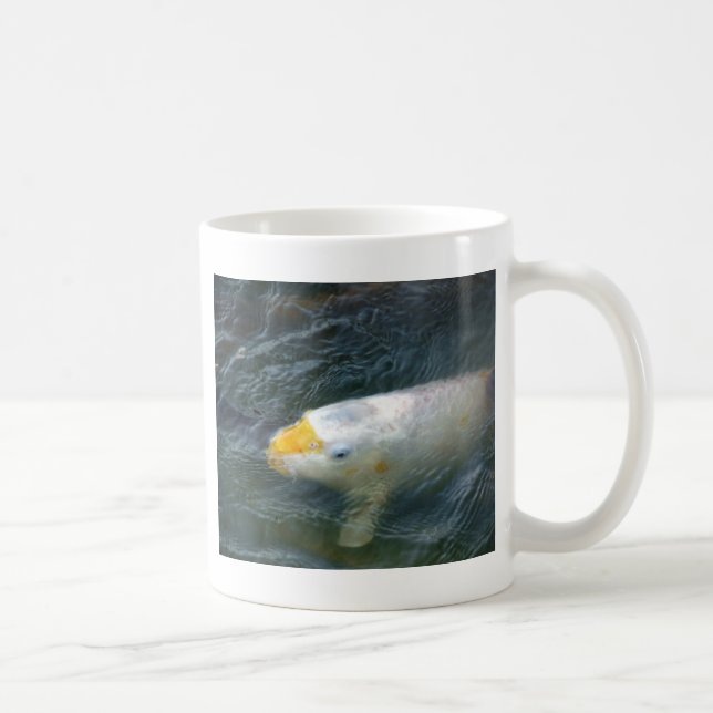 Caneca De Café Peixe Goldfish No Lago (Direita)