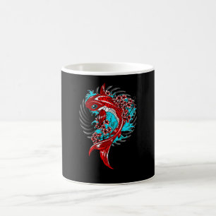Caneca De Café Peixe Koi