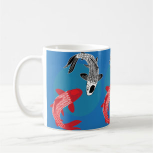 Caneca De Café Peixe Koi