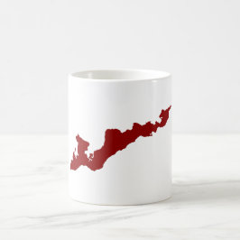 Caneca De Café Peixe-lama - Vermelho