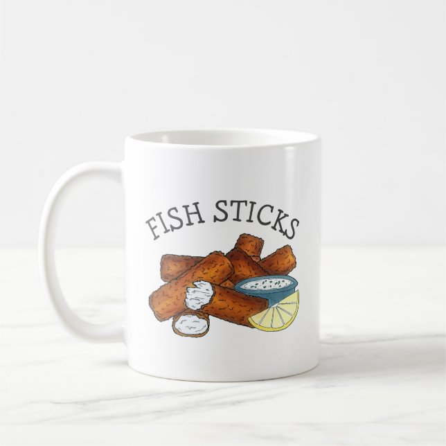 Caneca De Café Peixe Pão de Peixe Pescadas Pescadas Pescadas Pesc (Esquerda)