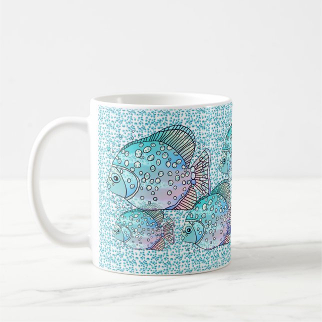 Caneca De Café Peixe peixes (Esquerda)