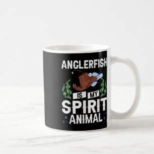Caneca De Café Peixe-Pescador Esqueleto de Peixe-Pescador de Água