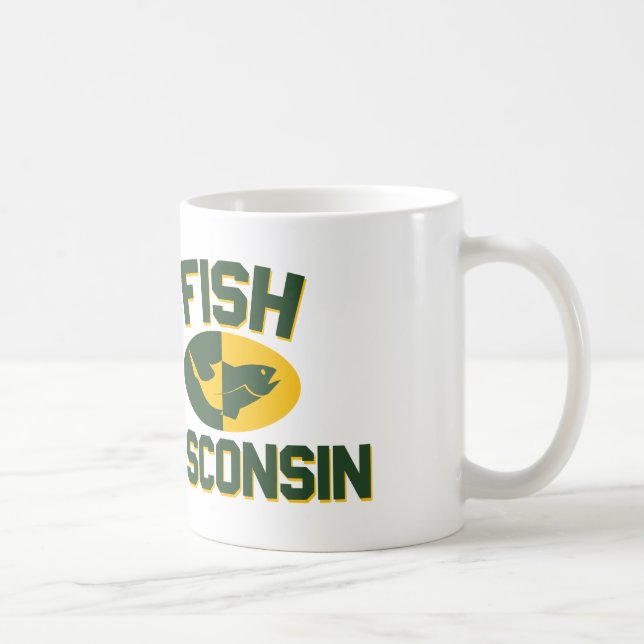 Caneca De Café Peixe Wisconsin (Direita)