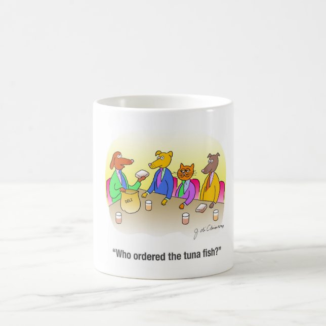 Caneca De Café Peixes de atum (Centro)