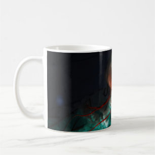 CANECA DE CAFÉ PEIXES-DE-BOVINO E VERDE