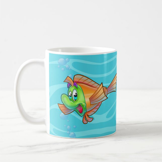 Caneca De Café Peixes de desenho animado de FriendFish (Esquerda)