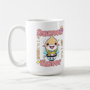Caneca De Café Peixes De Tubarões Comem - comidas asiáticas amant