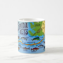 Caneca De Café Peixes do Flórida Keys Mug