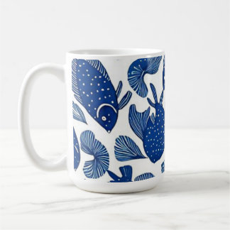 Caneca De Café Peixes do oceano