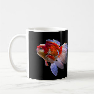 Caneca De Café Peixes dourados com fundo preto