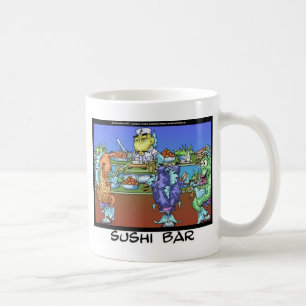 Caneca De Café Peixes Encontram Mercados AKA Presente Divertido d