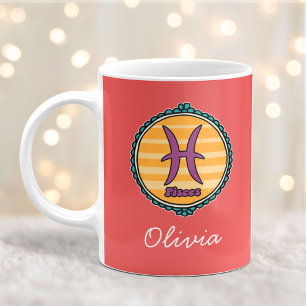 Caneca De Café Peixes Groovy Personalizado