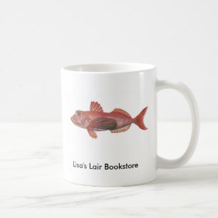 Caneca De Café Peixes - Promo Afiado-Beaked da livraria do