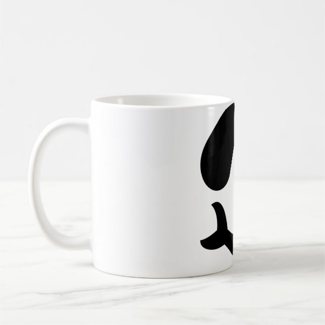 Caneca De Café Peixes Símbolo Astrológico Sinal 5 (Esquerda)