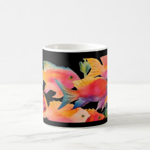 Caneca De Café Peixes tropicais