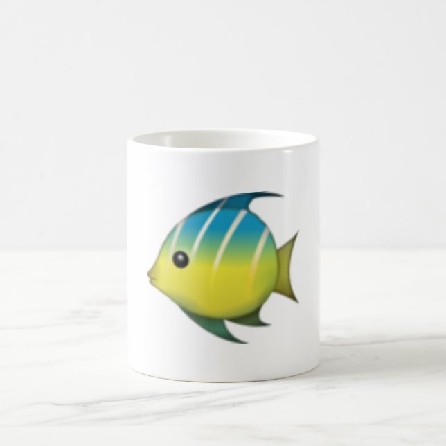 Caneca De Café Peixes Tropicais - Emoji (Centro)