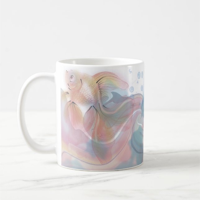 Caneca De Café Peixinhos exóticos (Esquerda)