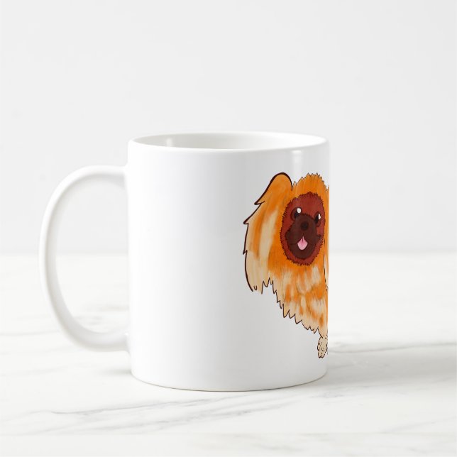 Caneca De Café Pekingese (Esquerda)
