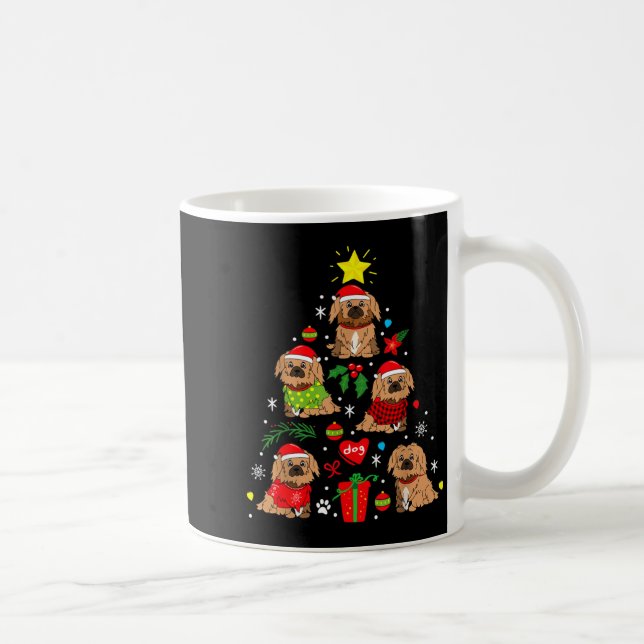 Caneca De Café Pekingese Christmas Tree Ornament Funny Dog Gift  (Direita)