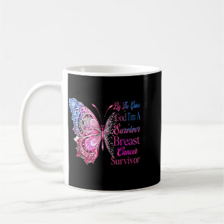 Caneca De Café Pela Graça de Deus uma Sobrevivente Sobrevivente d