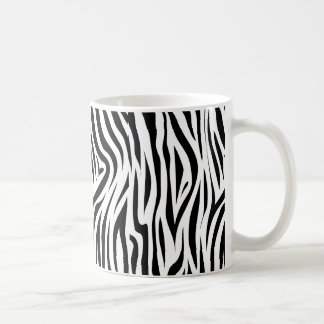 Caneca De Café Pele animal do impressão à moda da zebra