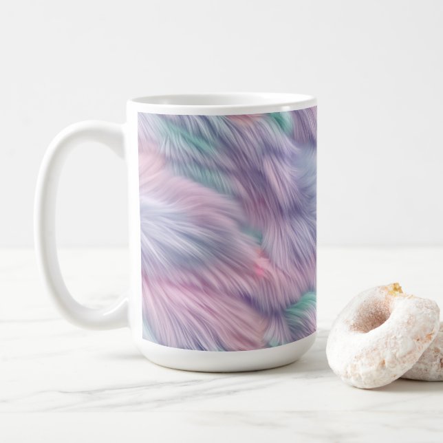Caneca De Café Pele Arco-Íris (Com Donut)