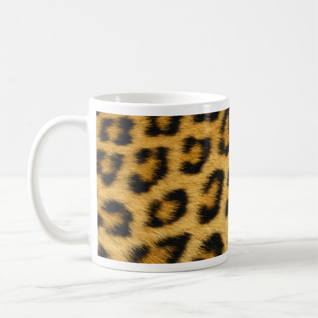 Caneca De Café Pele de Leopardo Mug (Esquerda)