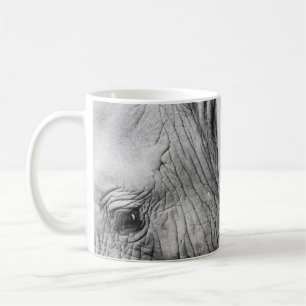 Caneca De Café Pele selvagem de animais elefantes