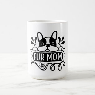 Caneca De Café Peles Orgulhosas Mãe - Amor, Lealdade e Patas