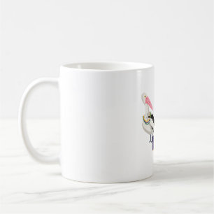 Caneca De Café Pelicano de New Orleans com contas