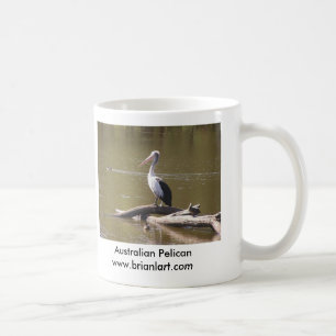 Caneca De Café pelicano no coto,