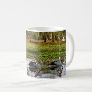 Caneca De Café Pelicanos australianos, Parque Nacional de Kakadu,