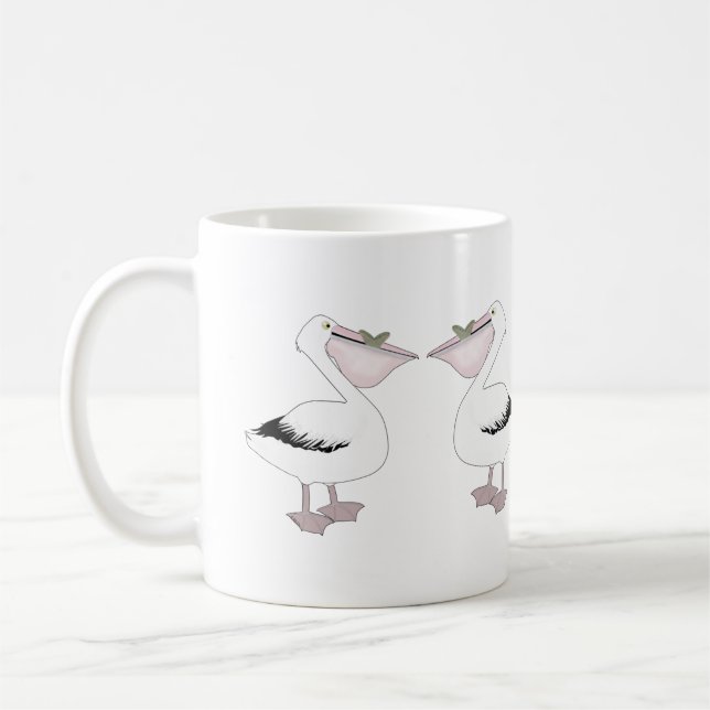 Caneca De Café Pelicanos Mug (Esquerda)