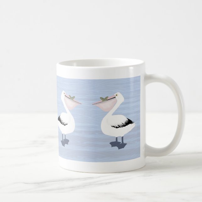 Caneca De Café Pelicanos Mug (Direita)