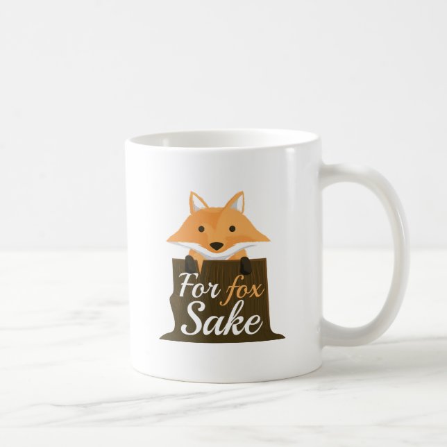 Caneca De Café Pelo Amor De Raposa (Direita)