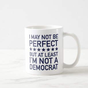 Caneca De Café Pelo menos não sou Democrata