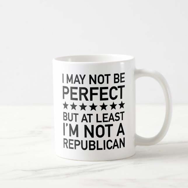 Caneca De Café Pelo menos não sou Republicano (Direita)