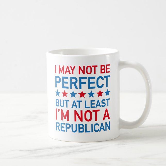 Caneca De Café Pelo menos não sou Republicano (Direita)