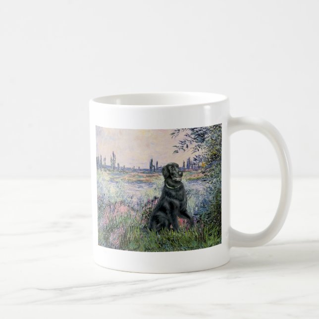 Caneca De Café Pelo Sena - Retriever Revestido Plana (Direita)