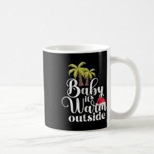 Caneca De Café Pelo Seu Calor Lá Fora Papai Noel Engraçado Natal