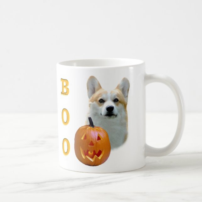Caneca De Café Pembroke Welsh Corgi Boo (Direita)