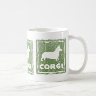 Caneca De Café Pembroke Welsh Corgi Dog Silhouettes