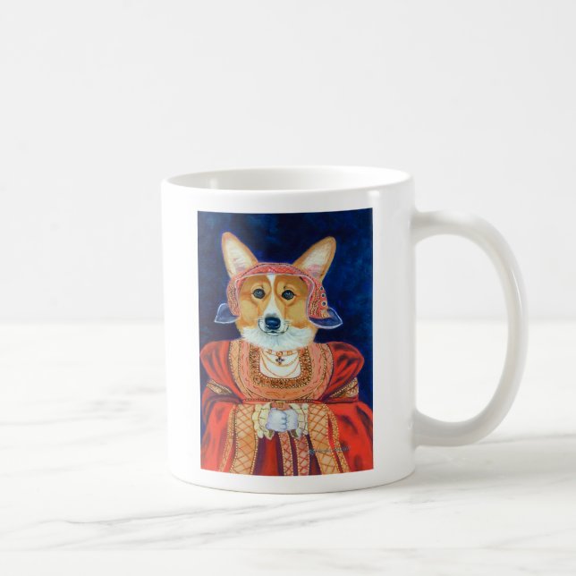 Caneca De Café Pembroke Welsh Corgi Queen Mug (Direita)