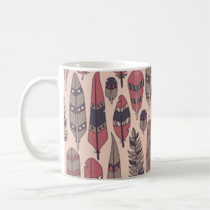 Caneca De Café penas abstrato: fundo de colheita colorido.