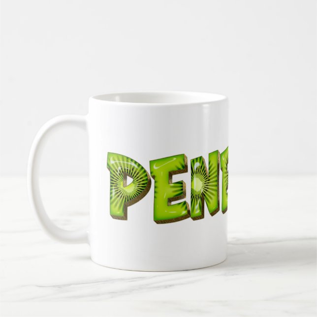Caneca De Café Penelope Name Kiwi Style Tasse Kaffeetasse (Esquerda)